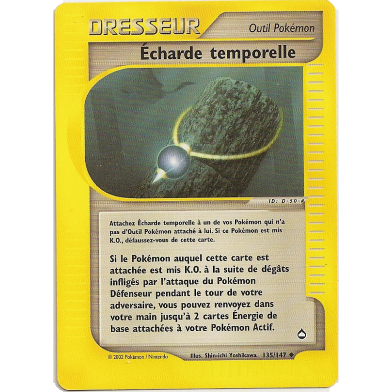 Écharde temporelle 135/147