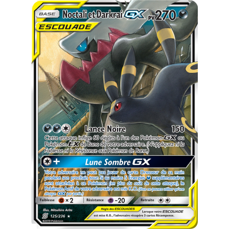 Noctali et Darkrai GX 125/236