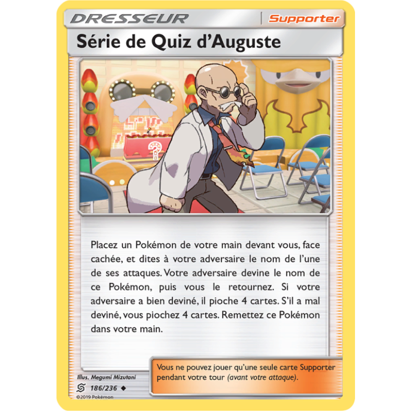 Série de Quiz d’Auguste 186/236