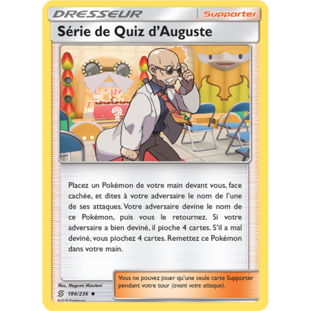 Série de Quiz d’Auguste 186/236