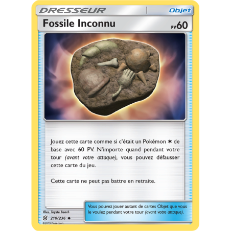 Fossile Inconnu 210/236