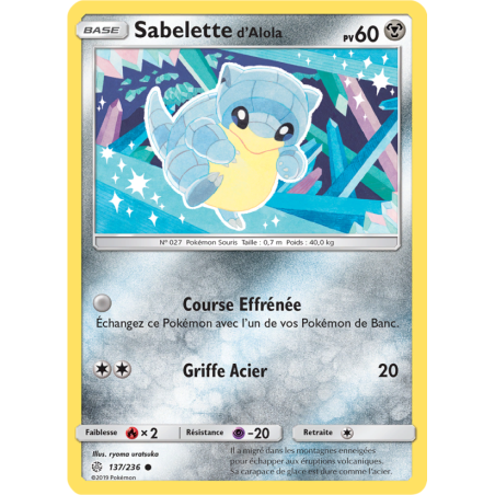 Sabelette d’Alola 137/236