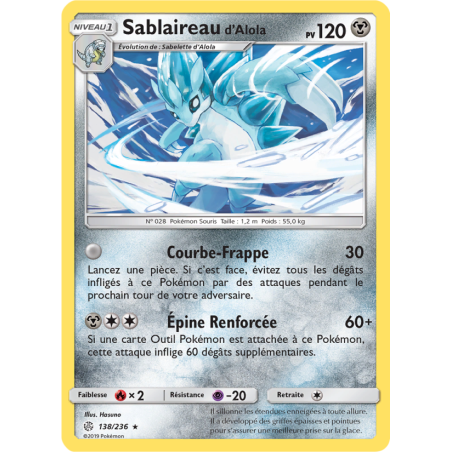 Sablaireau d’Alola 138/236