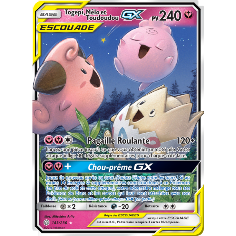 Togepi, Mélo et Toudoudou GX 143/236