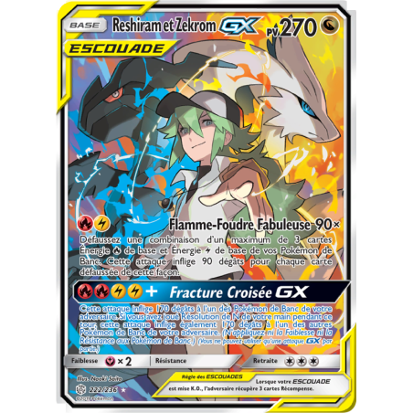 Reshiram et Zekrom GX 222/236