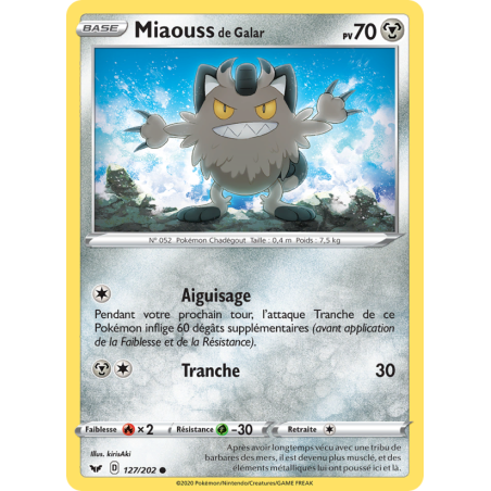 Miaouss de Galar 127/202