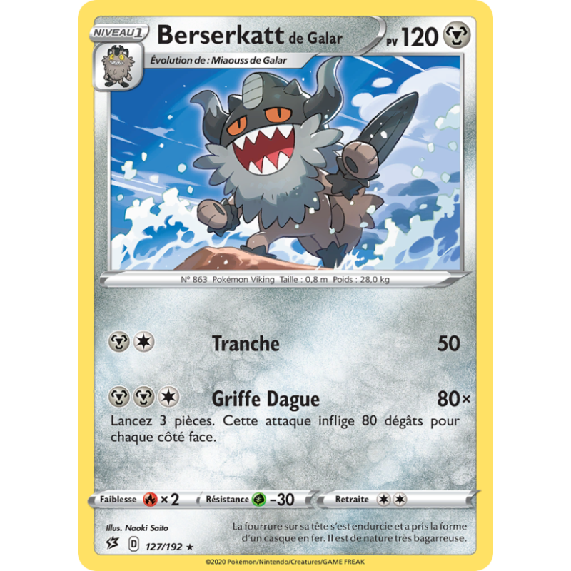 Berserkatt de Galar 127/192