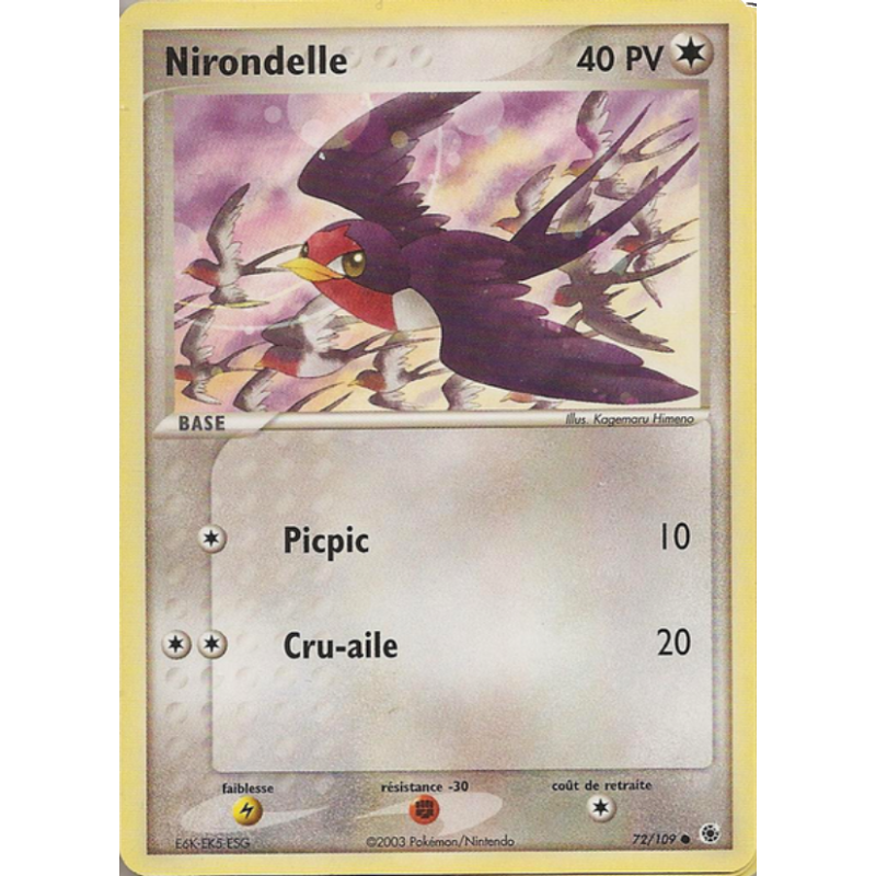 Nirondelle 72/109