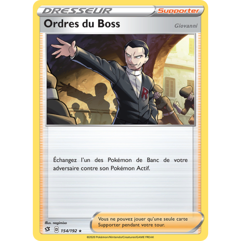 Ordres du Boss (Giovanni) 154/192