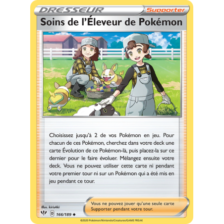 Soins de l'Éleveur de Pokémon 166/189