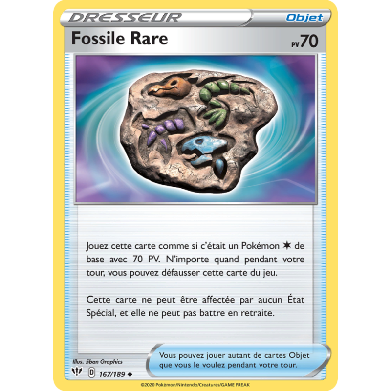 Fossile Rare 167/189