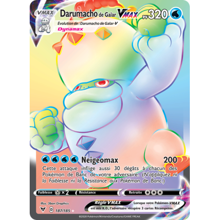 Darumacho de Galar VMAX 187/185