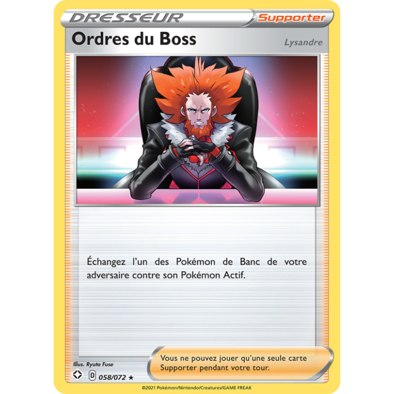 Ordres du Boss (Lysandre) 58/72