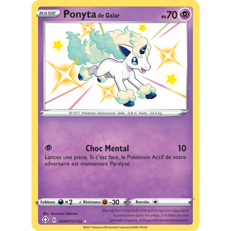 Ponyta de Galar SV047/72