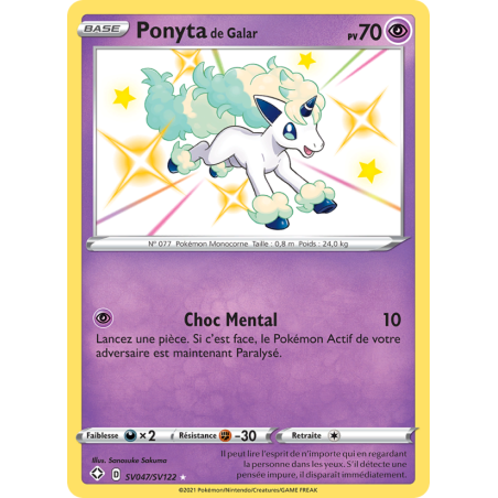 Ponyta de Galar SV047/72