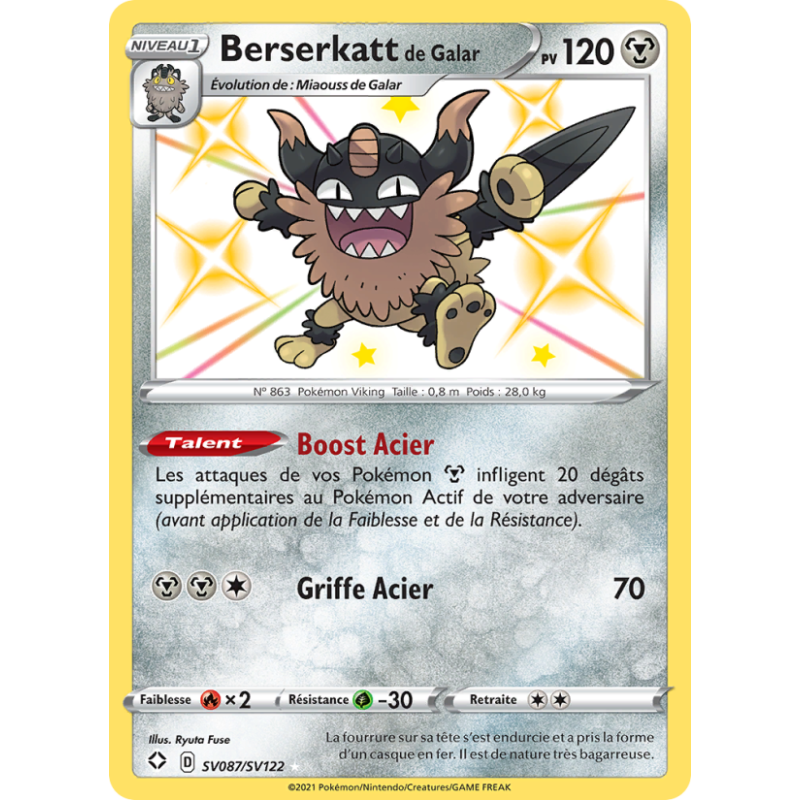 Berserkatt de Galar SV087/72