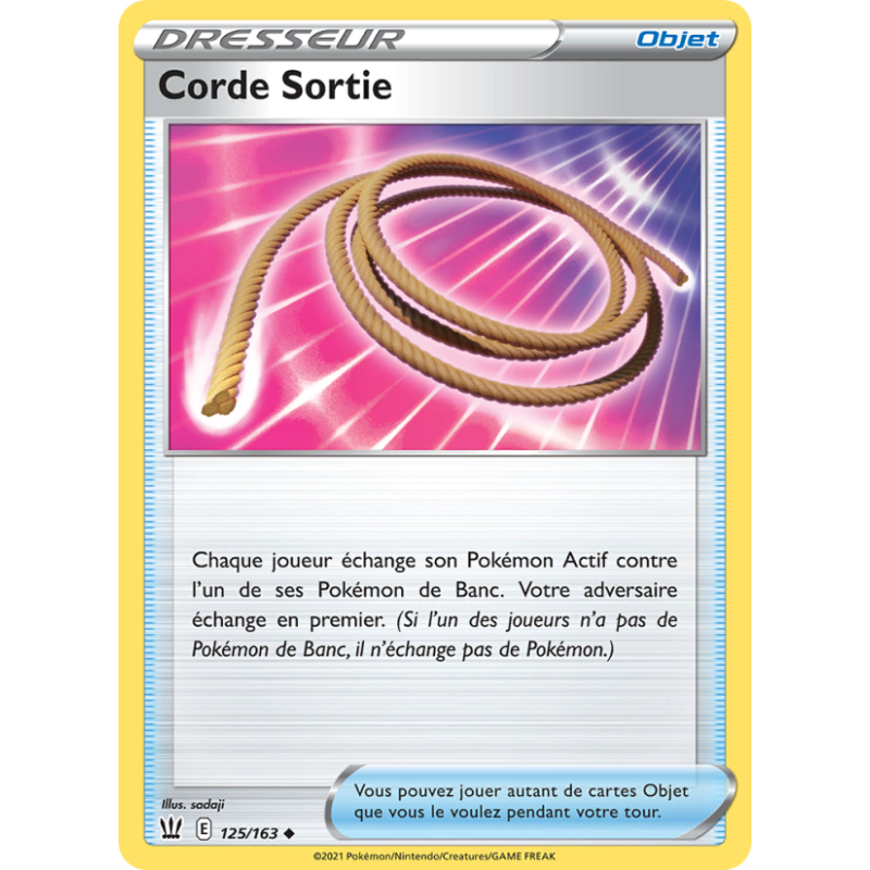 Corde Sortie 125/163
