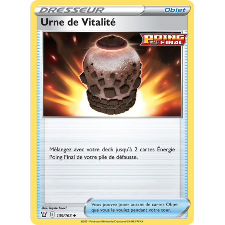 Urne de Vitalité 139/163