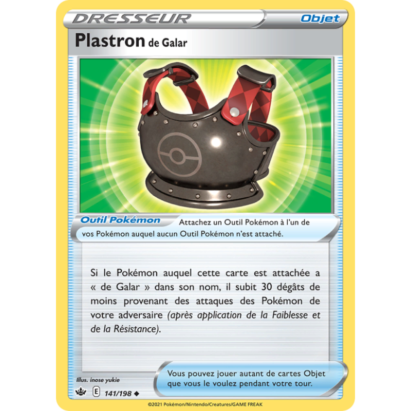 Plastron de Galar 141/190