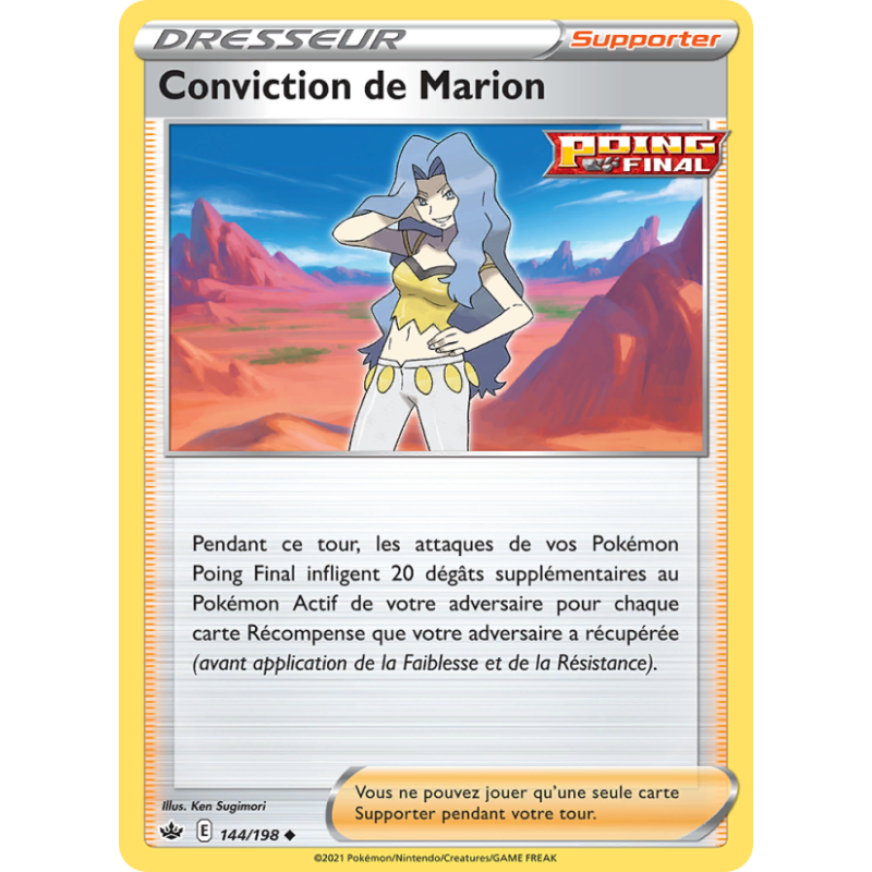 Conviction de Marion 144/190