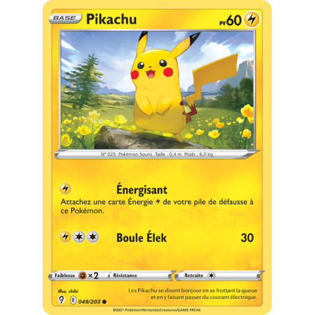 Pikachu 49/203