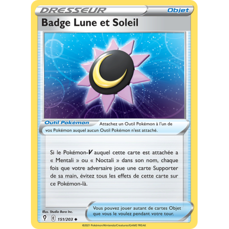 Badge Lune et Soleil 151/203