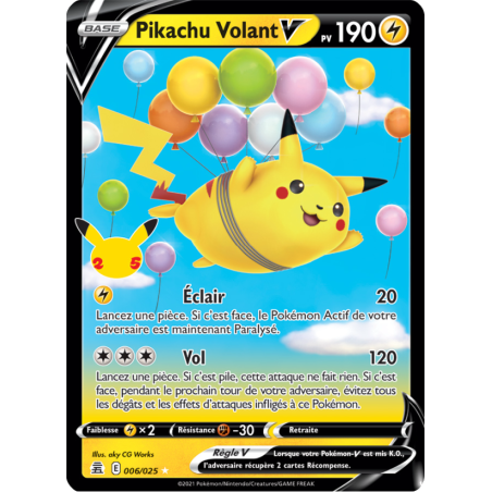 Pikachu Volant V 6/25