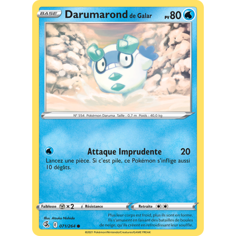 Darumarond de Galar 71/264