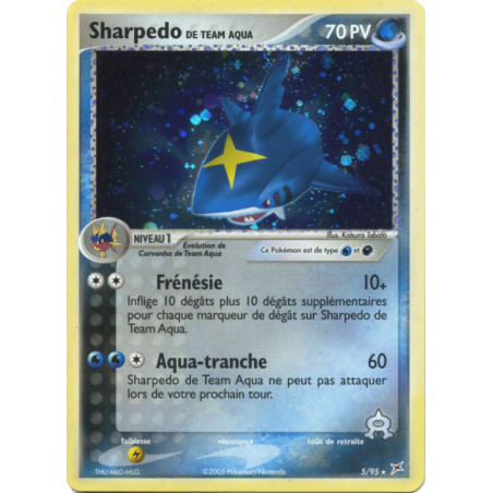 Sharpedo de Team Aqua 5/95