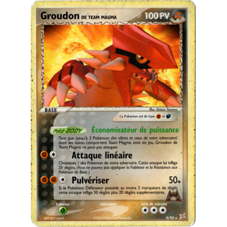 Groudon de Team Magma 9/95