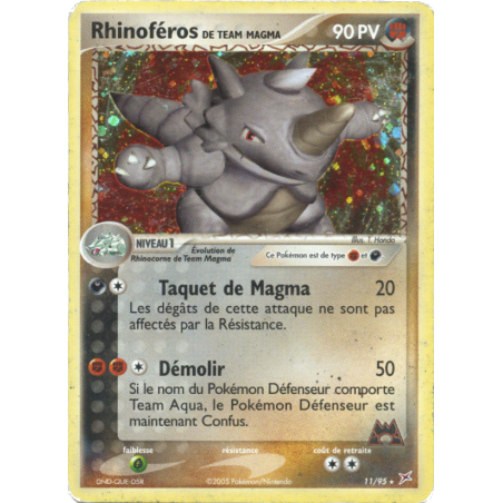 Rhinoféros de Team Magma 11/95