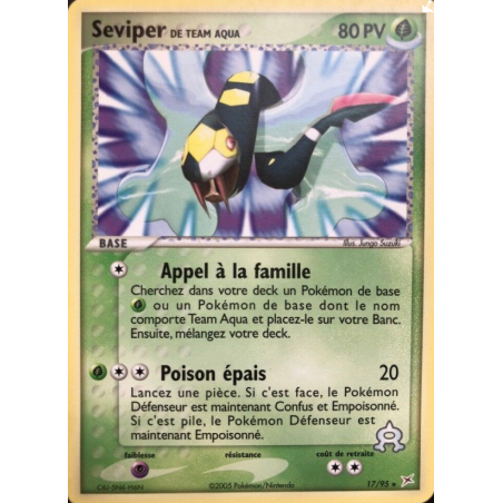 Seviper de Team Aqua 17/95