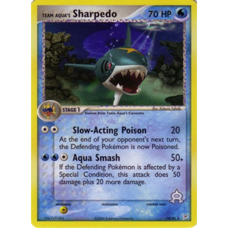 Sharpedo de Team Aqua 18/95