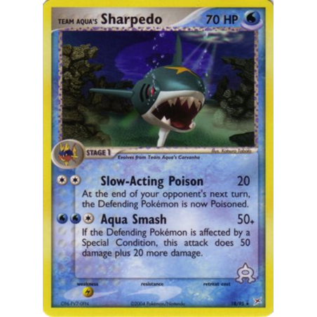 Sharpedo de Team Aqua 18/95