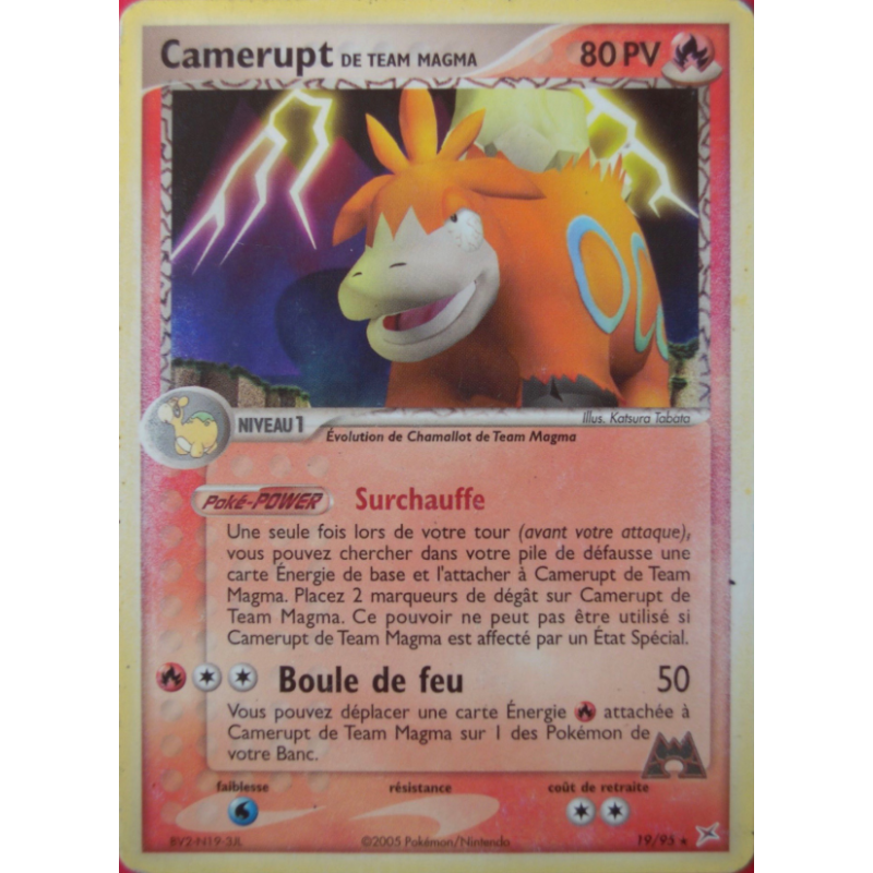 Camerupt de Team Magma 19/95