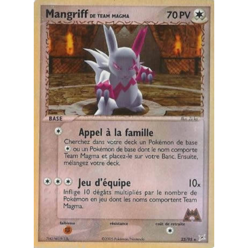 Mangriff de Team Magma 23/95