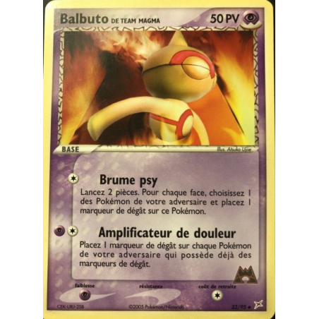 Balbuto de Team Magma 32/95