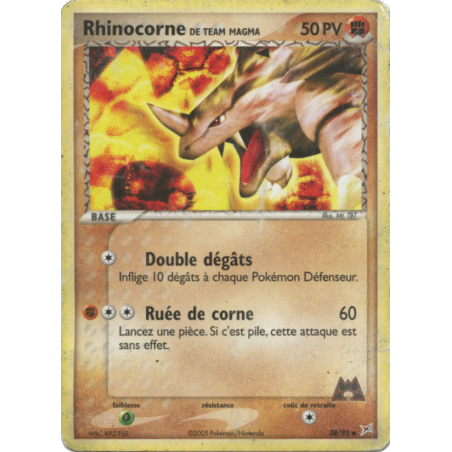 Rhinocorne de Team Magma 38/95