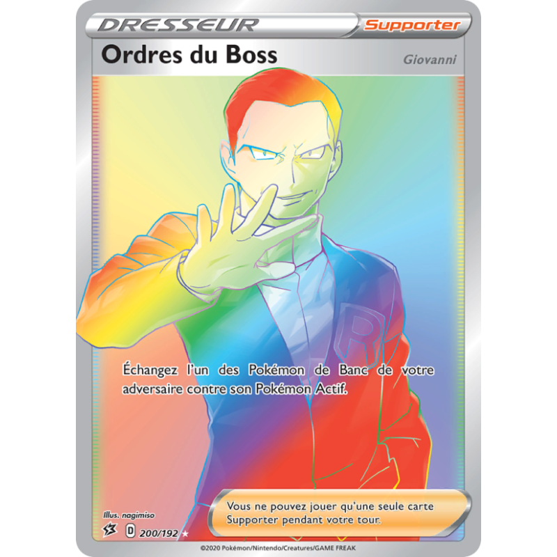 Ordres du Boss (Giovanni) 200/192