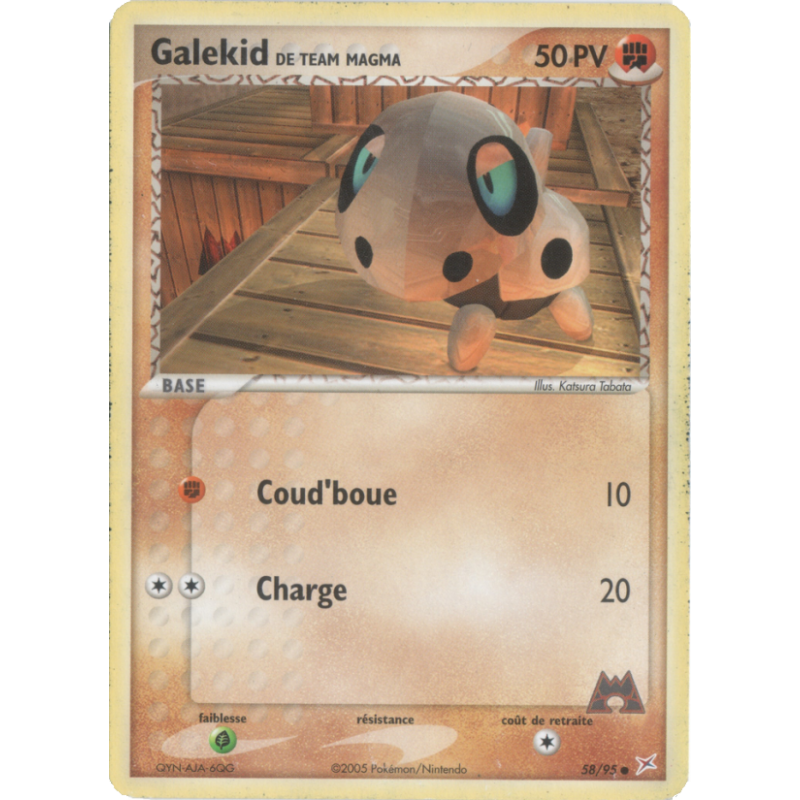 Galekid de Team Magma 58/95