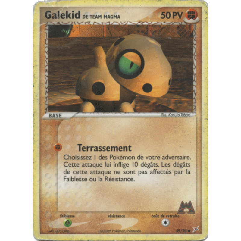 Galekid de Team Magma 59/95