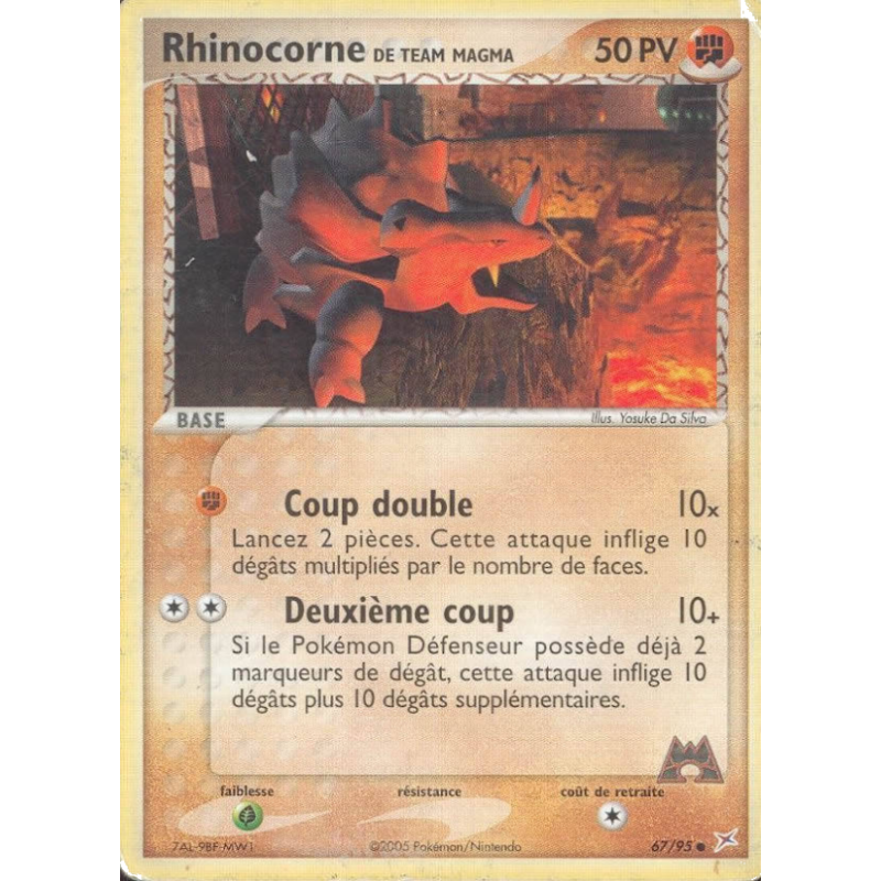 Rhinocorne de Team Magma 67/95