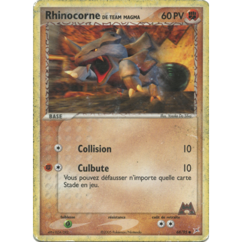 Rhinocorne de Team Magma 68/95