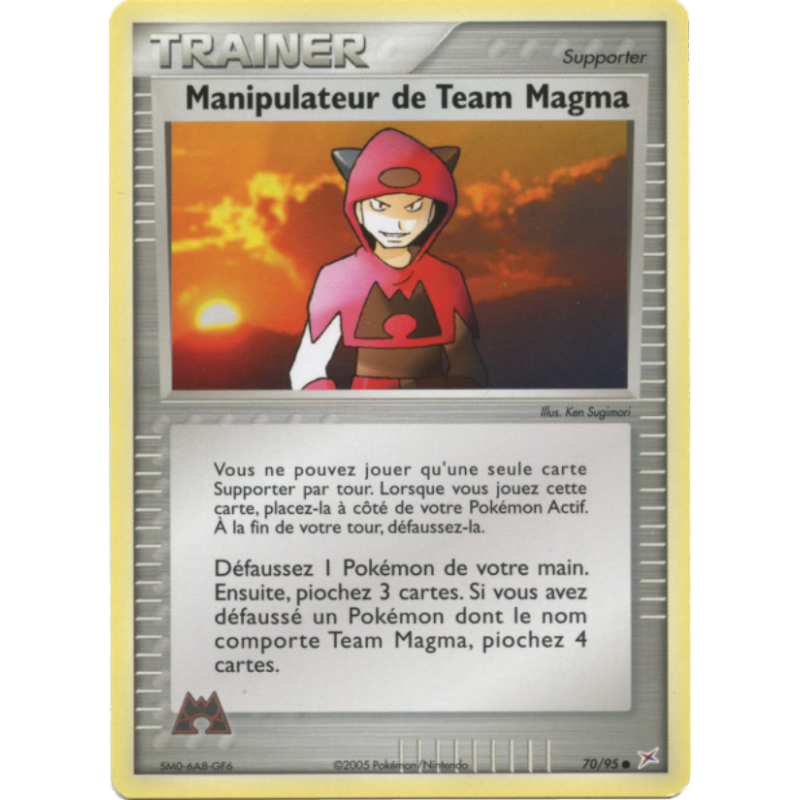 Manipulateur de Team Magma 70/95