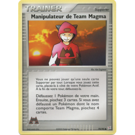 Manipulateur de Team Magma 70/95