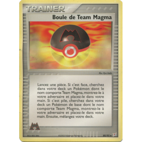 Boule de Team Magma 80/95