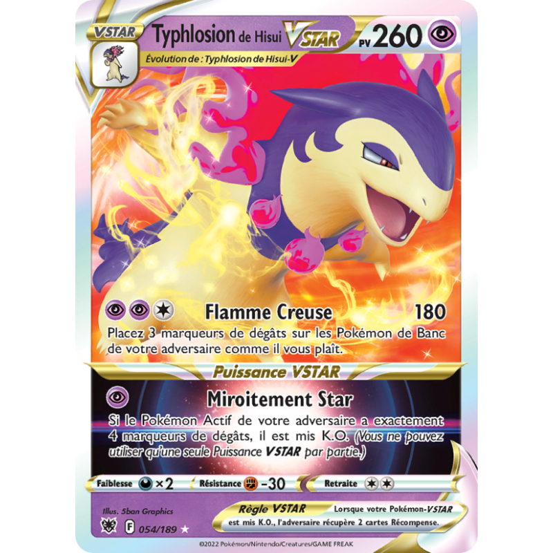 Typhlosion de Hisui VSTAR 54/189