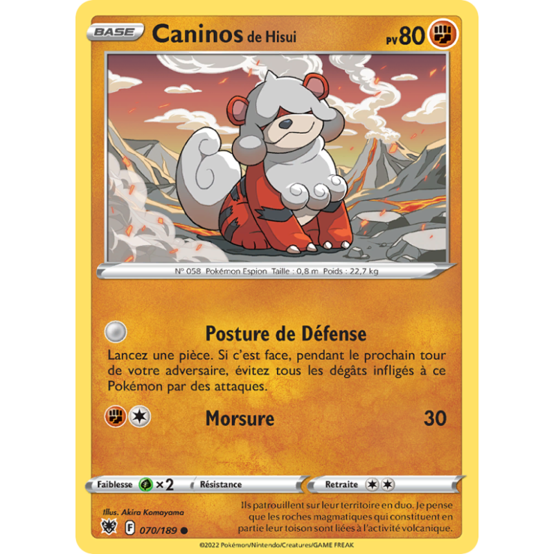 Caninos de Hisui 70/189