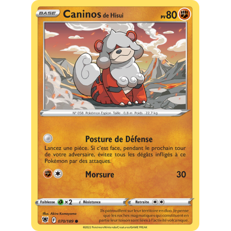 Caninos de Hisui 70/189