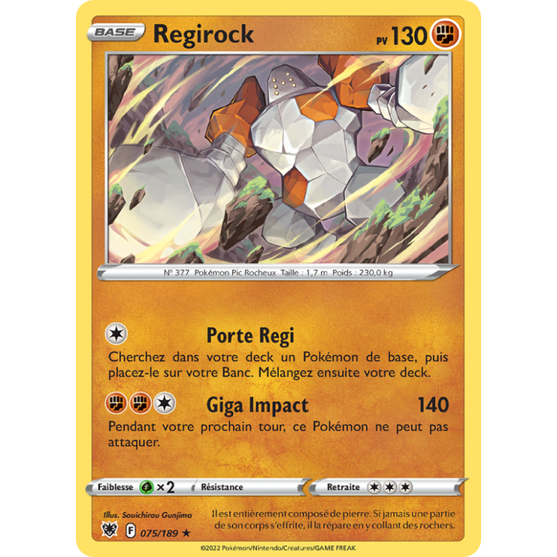 Regirock 75/189